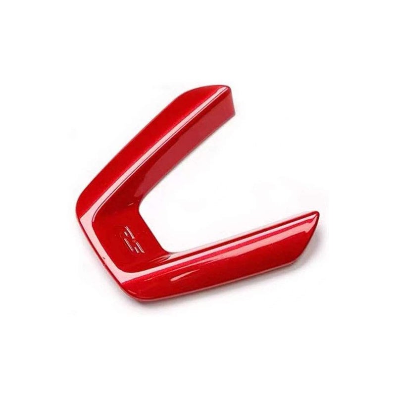 Duoles Red Sport Carbon Fiber Emblem Print Interior Steering Wheel Trim for Mazda 3 6 CX-4 CX-5 CX-9 - Image 2